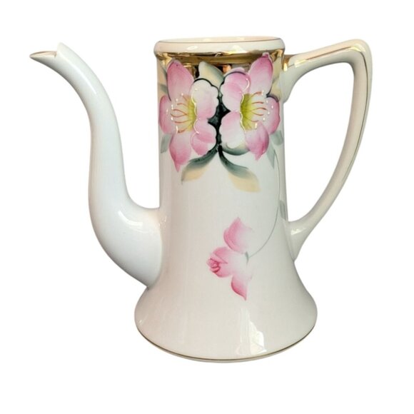 Noritake Other - Noritake Demitasse Coffee Pot Azalea Porcelain red M Morimura mark